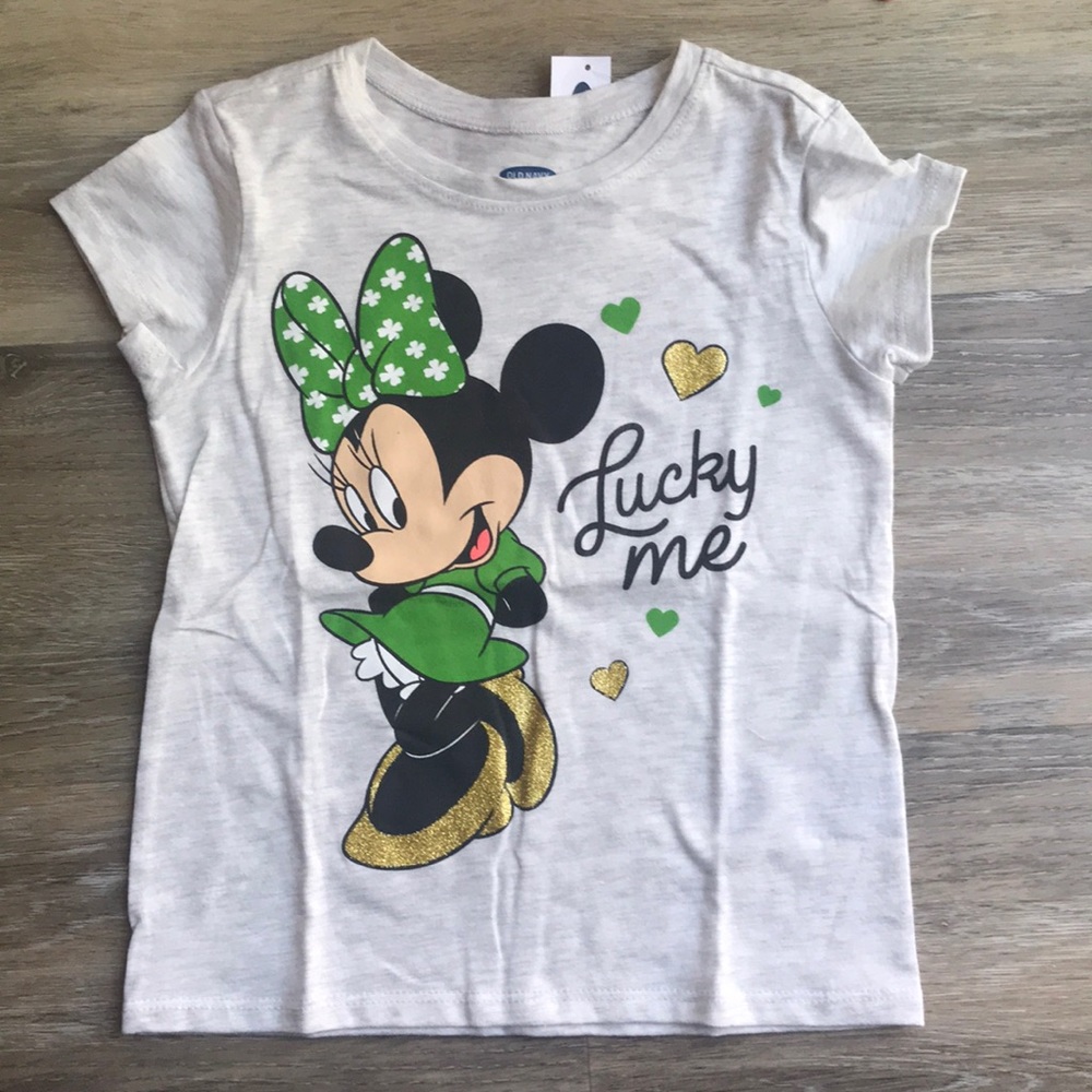 NWT Disney Minnie Mouse St. Patrick’s Day Tee